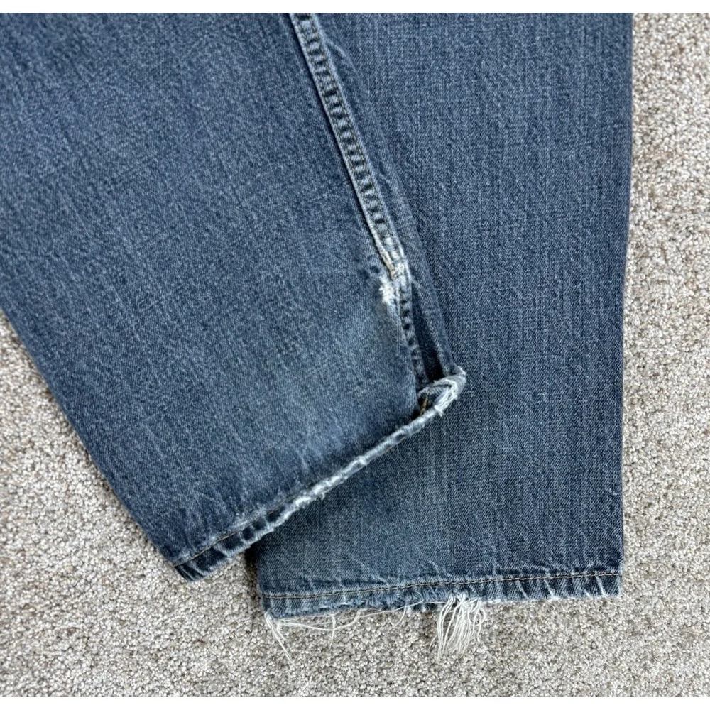 Levis 559 Jeans Mens 36x31* Blue Relaxed Straight Workwear Loose Soft Distressed